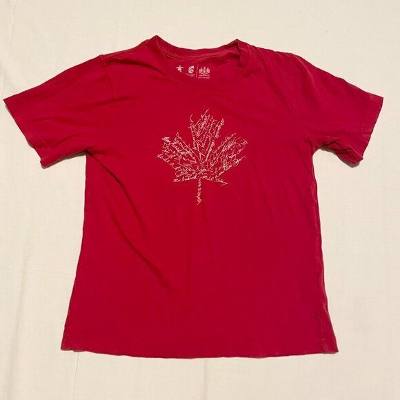 Other - Canada Olympics Games 2010 Youth Shirt Size XL Vancouver Red Cheerios Maple Leaf